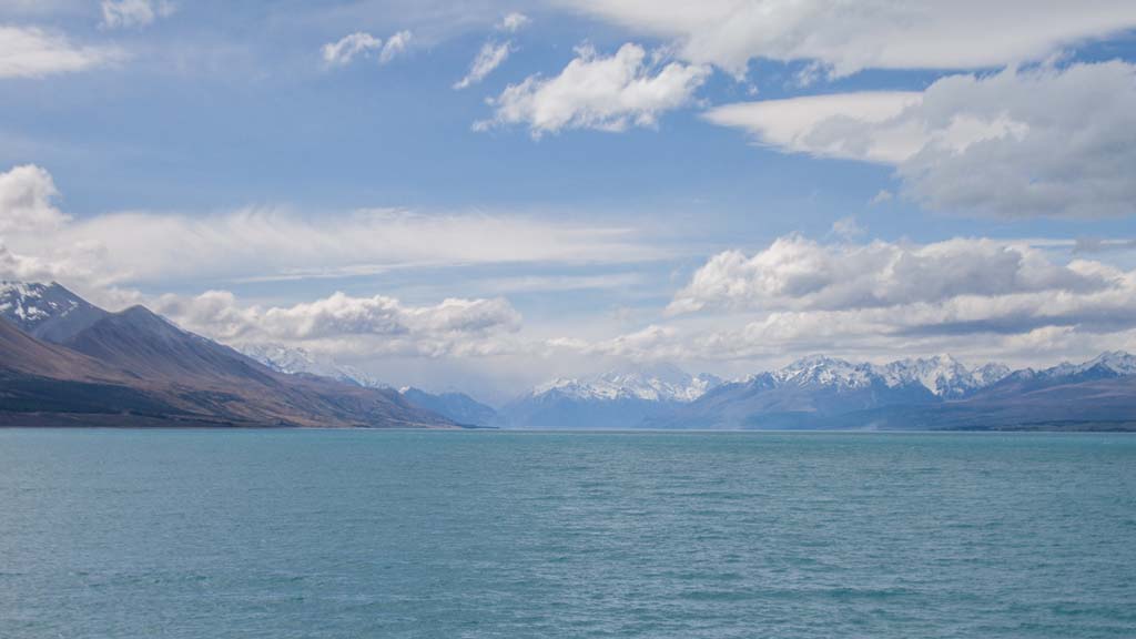 Panorama sur le Lake Pukaki