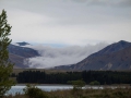 Montagnes et nuages depuis le Lake Tekapo