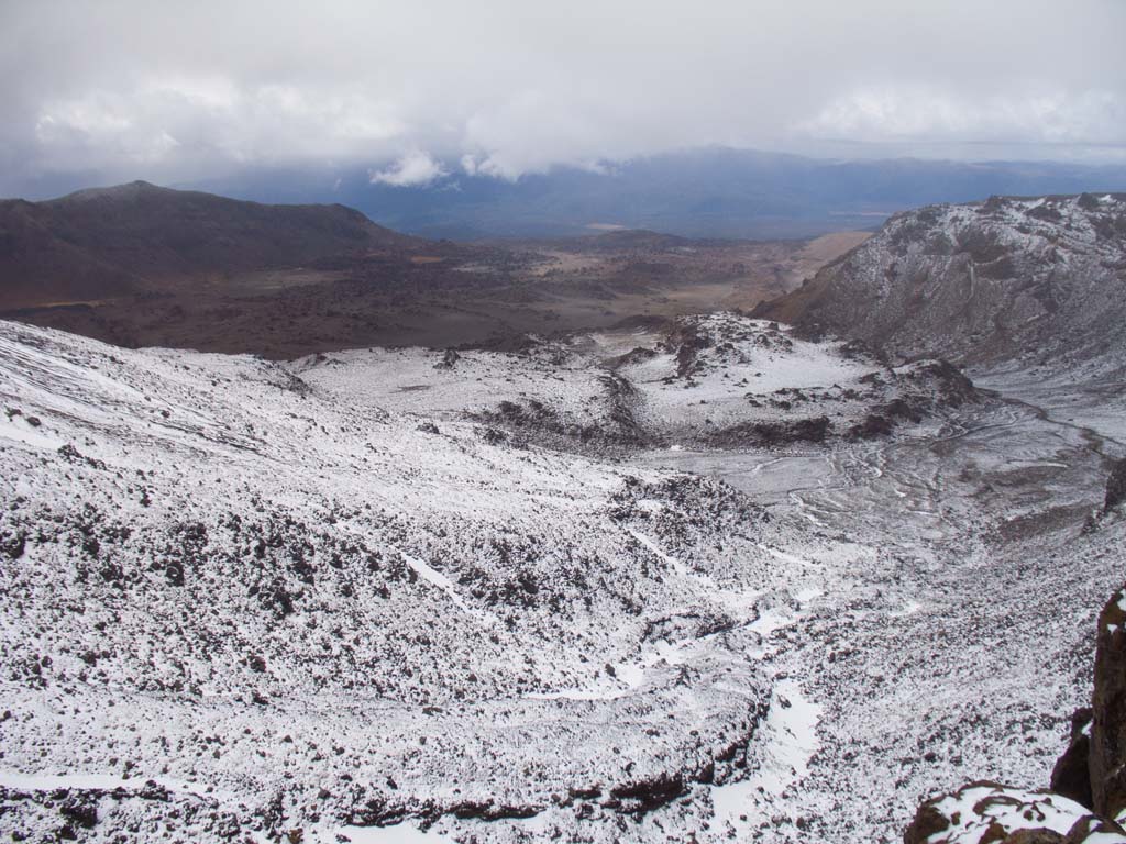 Vue de la vallée de l'autre côté du South Crater