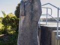 Fisherman statue à Greymouth