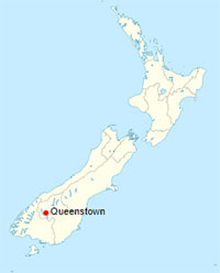 Queenstown en Nouvelle-Zélande
