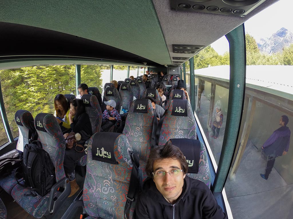 Bus Juicy Cruise pour aller à Milford Sound